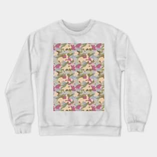 Camouflage polka dot pink Crewneck Sweatshirt